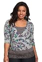 Torrid Plus Size Butterfly Print Cropped Cardigan