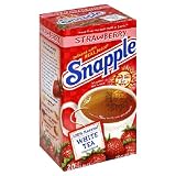 Snapple Strawberry White Tea, Tea Bags, 20-Count Boxes (Pack of 12)