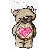 Iron-On Appliques-Teddy Bear 1/Pkg