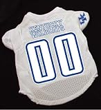 Officially Licensed by NCAA - Kentucky Wildcats Dog Football Jersey - Small