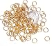 6mm Split Rings - 100pc Gold Plate