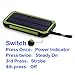 [15000mah Solar Panel Charger with 6LED Flashlight] Hallomall Portable Phone Charger Backup Power Pack, Dual USB Port External Battery Charger for Smart phones Camera and Other 5V USB Devices (green)