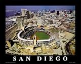 Petco Park - San Diego Padres Art Poster Print, 28x22