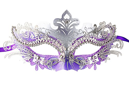 Coxeer Pretty Elegant Lady Masquerade Halloween Mardi Gras Party Mask