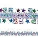 Happy New Year Tinsel Garland 15ft