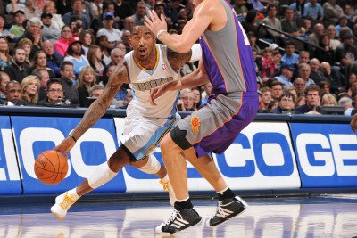 Phoenix Suns v Denver Nuggets: J.R. Smith Sports Photographic Poster Print by Garrett Ellwood, 36x24