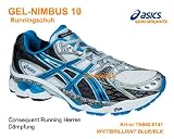 ASICS Gel-Nimbus 10 Men's Running Shoes (TN840-0141), UK10