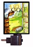 Sports Night Light - Vintage Golf - LED NIGHT LIGHT