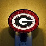 GEORGIA BULLDOGS Team Logo ART-GLASS NIGHTLIGHT (4 1/2 x 4 3/4) by Memory Company