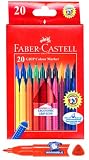 Washable Markers With Special Grip Design Are Designed For Younger Artists. Pkg/20 Bright Colors