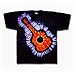 Flame Guitar Tie-Dye T-Shirt
