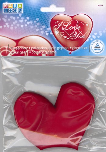 Karaloon 30034 - 1 Riesenherz I love you, 130 cm, rot
