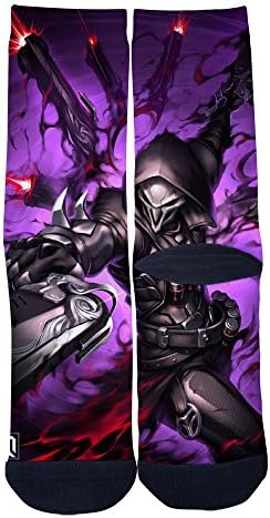 HansMo Overwatch Gaming Reaper Soft Casual Cartoon Custom Socks