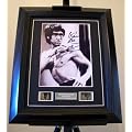 Bruce Lee Signed + Enter the Dragon Film Footage Framed
