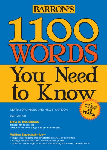 1100 WORDS YOU NEED TO KNOW 1100 WORDS YOU NEED TO KNOW