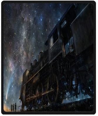 New Custom Art night train Blanket Bedding Blanket Fleece Throw Blanket Baby Blanket Travel Blanket, 50 x 60-Inch