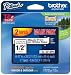 Brother Laminated Black On White Tape 2Pack (TZe2312PK)