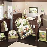 Lambs & Ivy Froggyville 6 Piece Bedding Set