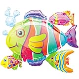 Anagram Tropical Fish Cluster Super Shape Balloons - 24