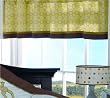 Beansprout Hopper Frog Valance, Blue/Green