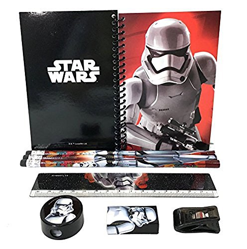 Disney Star Wars Storm Trooper Stationary Set - Black