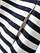 Choies Women's Blue And White Stripes Roll Up Sleeve Slim Blazer Casual Jacket