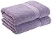 Superior Egyptian Cotton Pile Bath Towel Set of 2, Ultra Soft Luxury Towels, Thick Plush Essentials, Absorbent Heavyweight, Guest Bath, Hotel, Spa, Home Bathroom, Shower Basics, Purple