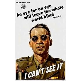 I Can't See It (Ghandi quote) - Movie Poster / Print -- Custom Framing Available