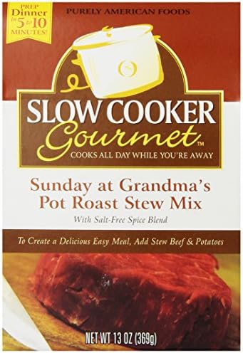 Slow Cooker Gourmet Sunday at Grandma's Pot Roast Stew Mix, 13 Ounce
