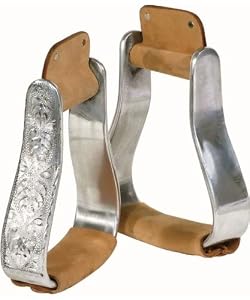 Étriers De Selle Western Inclinés (slanted) En Aluminium Noir Revêtu - Neufs, Jamais Utilisés