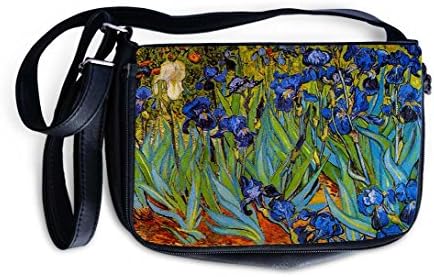 Shoulder Bag Sling Bag Handbag Purse With Adjustable Strap - Van Gogh's Irises