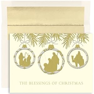 Christmas Blessing Ornaments Religious Christmas Cards -