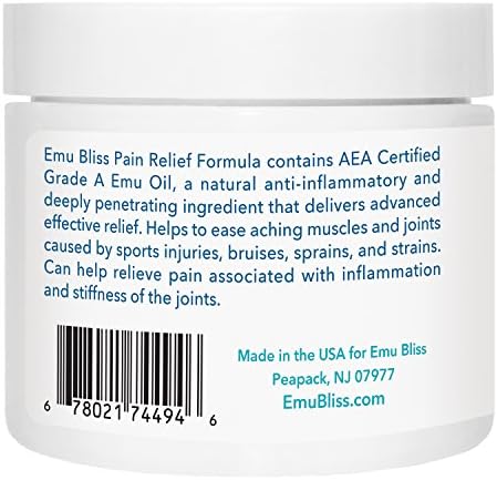 Banish My Pain Soothing Pain Relief Cream for Sore Muscles, Joint Pain, Low Back Pain, Arthritis, Muscle Cramps and More. All Natural Ingredients Enhanced With Pure Emu Oil. No Unpleasant Odor.