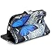 Galaxy S3 Case, Vogue Shop Sparkle Pattern Premium Pu Leather Wallet Case [Stand Feature] Type Magnet Design Flip Protective Case Cover (Built-in Credit Card/ID Card Slot)