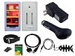 9 items Premium Bundle for Microsoft Zune HD 16GB 32GB Series ,includes (Clear Silicone Skin Case +usb Car Charger +usb Wall Charger + usb data cable +3.5mm Aux mp3 cable + LCD Screen Protector + Adjustable Armband + Blet Clip + Fishbone Keychain)