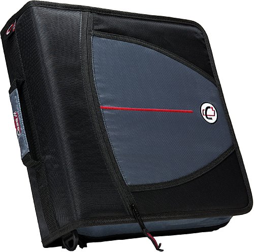 Caseit Locker 3Inch QRing Zipper Binder, Black, Binder Shell Only, LKRQ03BLK Picture