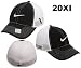 White Victory
Nike Golf 2011 Tour Mesh Flex Fitted Cap Hat 20XI Victory Red Logo Black / White S/M