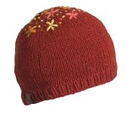 Turtle Fur Artisan Made - Isha, Hand Knit in Nepal, 100% Wool, Fleece Lined, Embroidered Hat