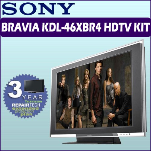 Sony Bravia XBR KDL-46XBR4 46'' 1080p Motionflow W/ FHD 120 Hz LCD HDTV  High Speed HDMI Cable (2 meters)