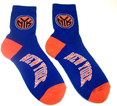 New York Knicks Team Color Quarter Socks Size Medium