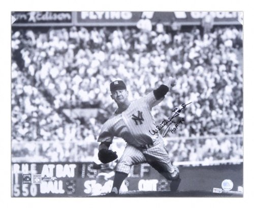 Mounted Memories New York Yankees Whitey Ford Autographed 16X20 Photo W/ 