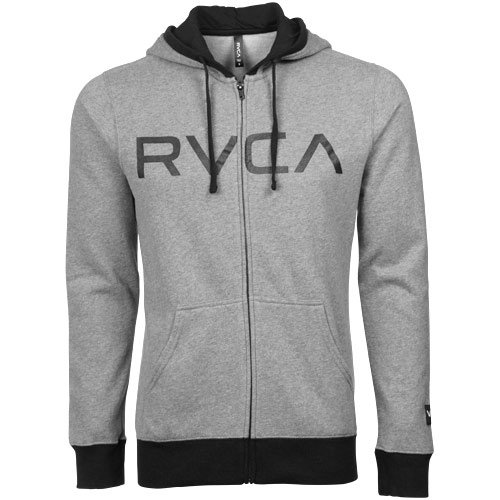 RVCA Contrast Full-Zip Hoody - Men's Athletic 