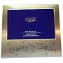 Baby's Scan Photo Frame 5 x 3.5" Satin Silver