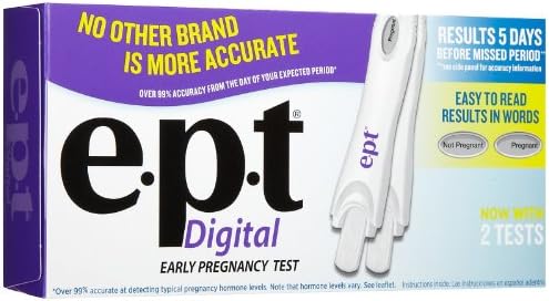 E.P.T. Early Pregnancy Test Digital