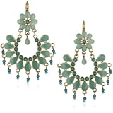 Leslie Danzis Turquoise Fan Shaped Chandelier