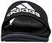 adidas Women's Adilette SC, Core Black/White/Core Black, 11