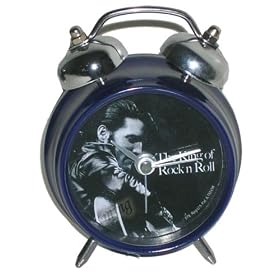 Elvis Presley Micro Mini Twin Bell Alarm Clock