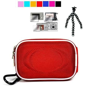 Slim Camcorder Case for Panasonic TA1 Ultrathin HD Pocket Camcorder + Screen Protector for Panasonic TA-1 + Camcorder Grey Tripod