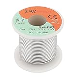 uxcell はんだワイヤ　錫鉛製シルバートーン　溶接アイアンリール　 2mm