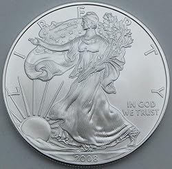 Uncirculated Silver Eagle 2008
